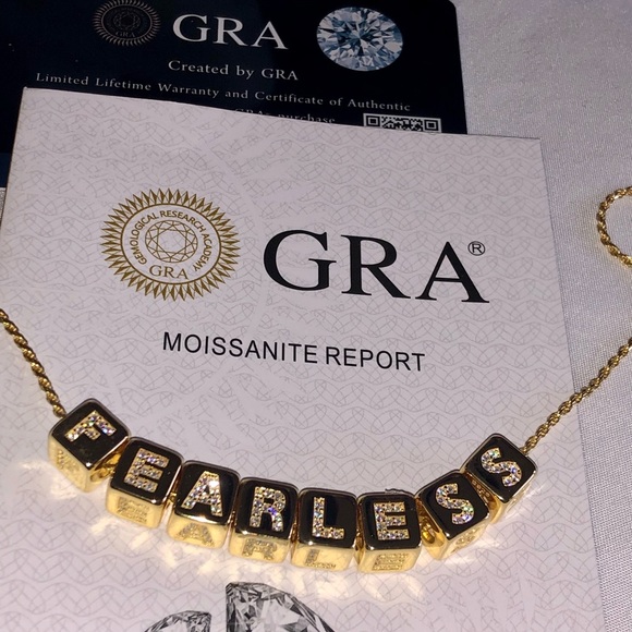 VVS gra certified diamond moisannitte pendant for FEARLESS , passes diamond test - Picture 7 of 7